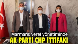  Marmaris yerel yönetiminde AK Parti CHP ittifakı