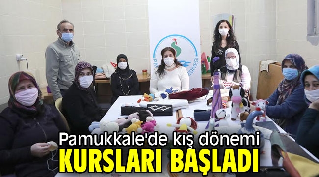 Pamukkale'de kış dönemi kursları başladı