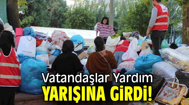 Vatandaşlar Yardım Yarışına Girdi!