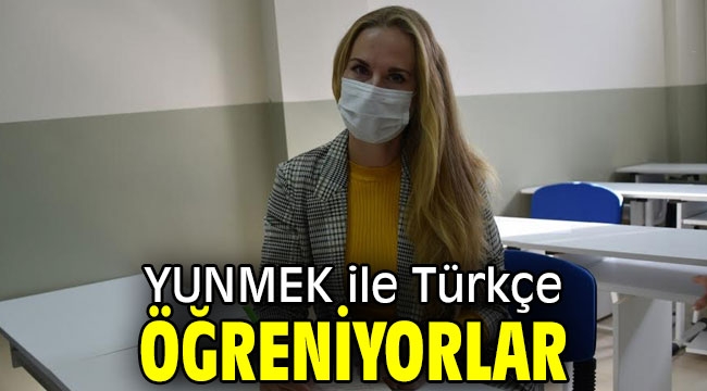  YUNMEK ile Türkçe öğreniyorlar