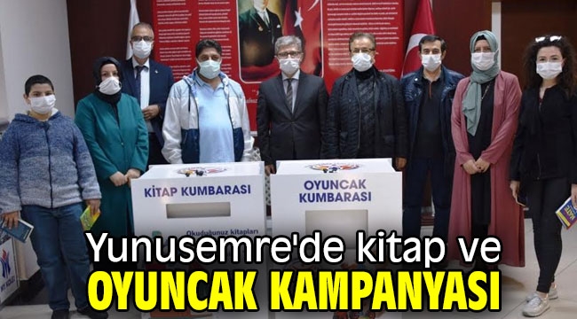 Yunusemre'de kitap ve oyuncak kampanyası