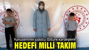 Yunusemreli judocu Öztürk kardeşlerin hedefi milli takım