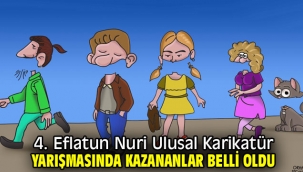 4. Eflatun Nuri Ulusal Karikatür Yarışmasında kazananlar belli oldu