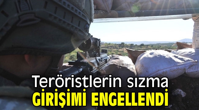 Barış Pınarı bölgesinde sızma girişimi engellendi