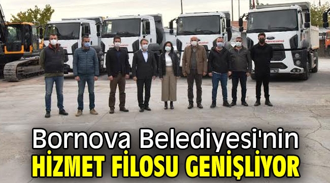 Bornova Belediyesi'nin hizmet filosu genişliyor