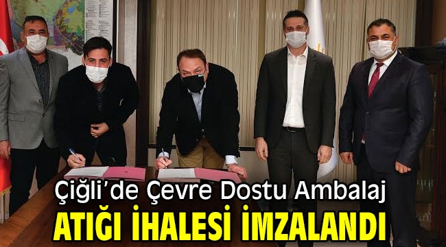 Çiğli'de Çevre Dostu Ambalaj Atığı İhalesi İmzalandı