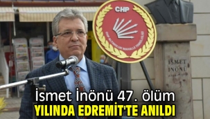 İsmet İnönü 47. ölüm yılında Edremit'te anıldı