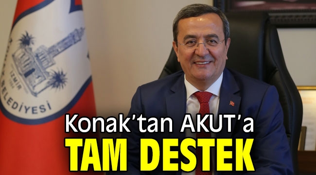 Konak Belediyesi'nden AKUT'a tam destek 