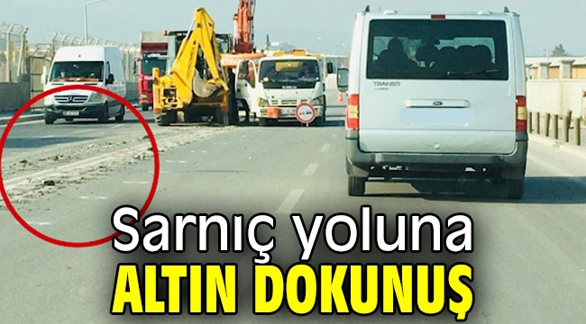 Sarnıç yoluna altın dokunuş