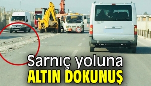 Sarnıç yoluna altın dokunuş