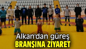  Alkan'dan güreş branşına ziyaret