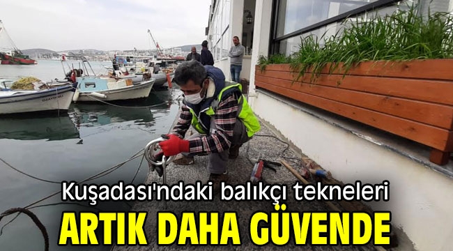 Balıkçı tekneleri artık daha güvende