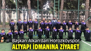 Başkan Alkan'dan Horozköyspor altyapı idmanına ziyaret 