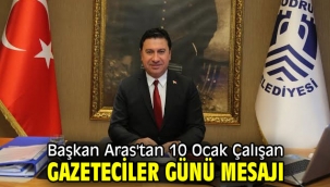 Başkan Aras'tan 10 Ocak Çalışan Gazeteciler Günü mesajı