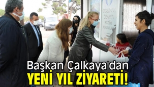 Başkan Çalkaya'dan yeni yıl ziyareti!