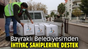 Bayraklı Belediyesi'nden ihtiyaç sahiplerine destek