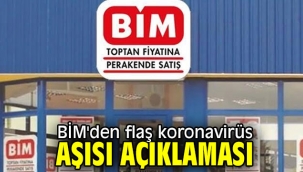 BİM'den flaş koronavirüs aşısı açıklaması