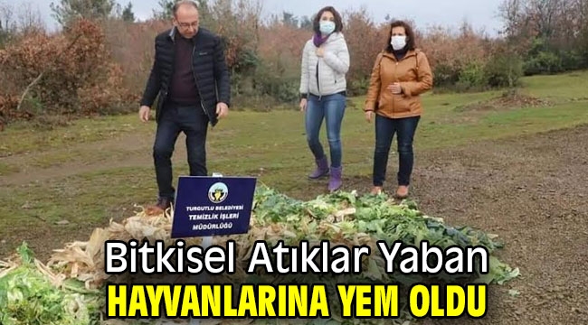 Bitkisel Atıklar Yaban Hayvanlarına Yem Oldu