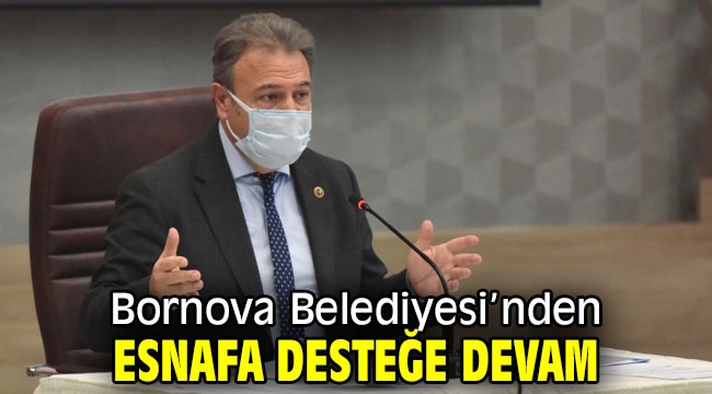 Bornova Belediyesi'nden esnafa desteğe devam