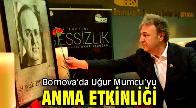 Bornova'da Uğur Mumcu'yu anma etkinliği