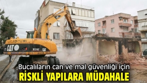 Buca'nın metruk binaları yıkılıyor!