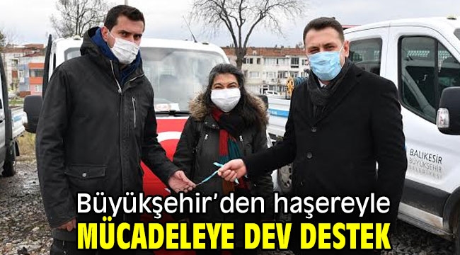 Büyükşehir'den haşereyle mücadeleye dev destek