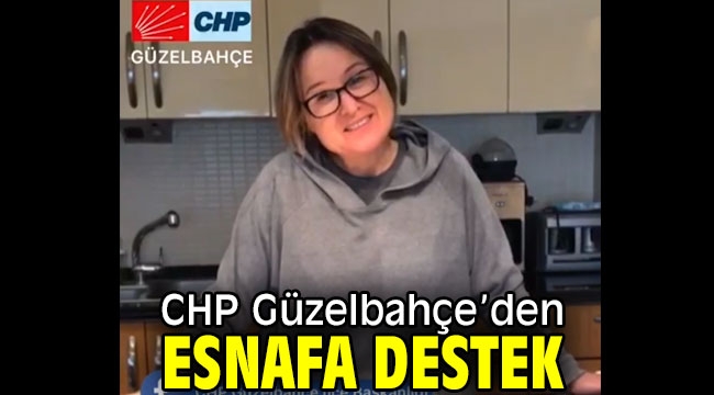 CHP Güzelbahçe'den esnafa destek 