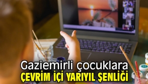 Gaziemir'de çocuklara çevrim içi yarıyıl şenliği