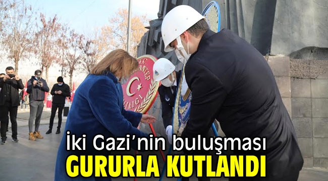 İki Gazi'nin buluşması gururla kutlandı