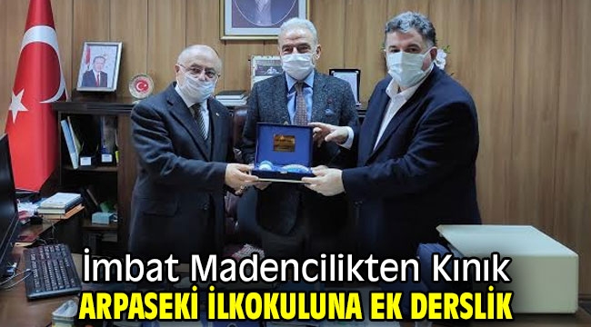 İmbat Madencilik, Kınık Arpaseki İlkokuluna ek derslik yapacak