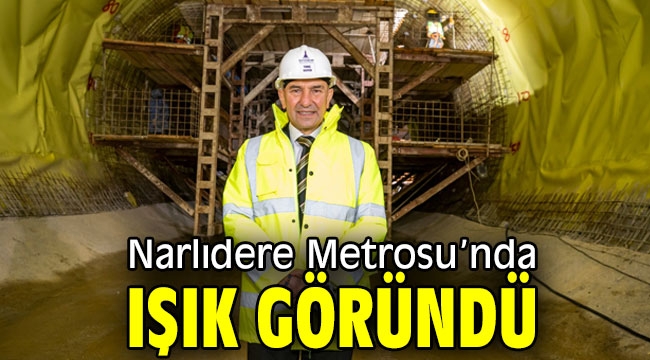 İzmir'de Narlıdere Metrosu'nda ışık göründü