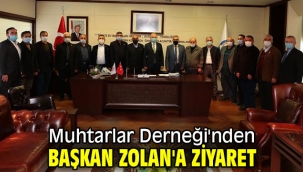 Muhtarlar Derneği'nden Başkan Zolan'a ziyaret