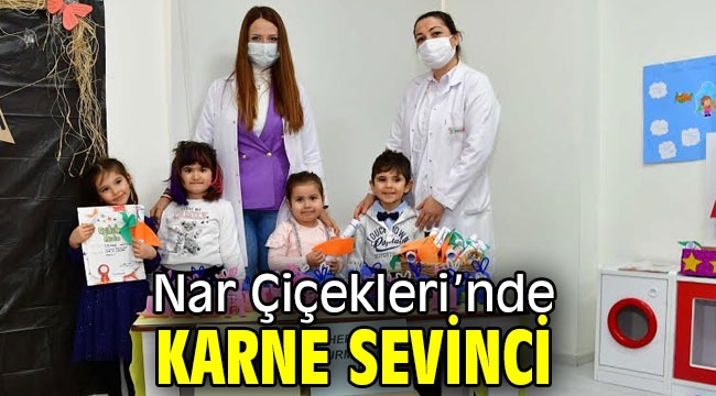 Nar Çiçekleri'nde karne sevinci