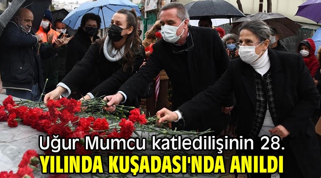 Uğur Mumcu Kuşadası'nda anıldı