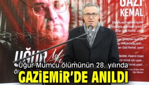 Uğur Mumcu ölümünün 28. yılında Gaziemir'de anıldı