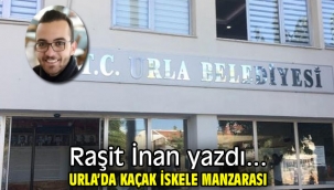 Urla'da Kaçak İskele Manzarası