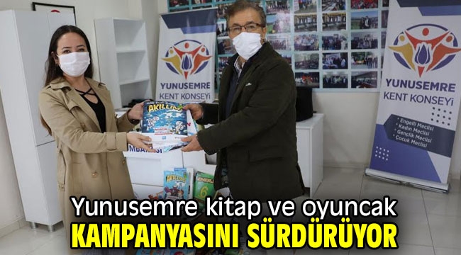  Yunusemre kitap ve oyuncak kampanyasını sürdürüyor