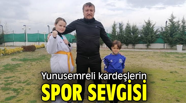 Yunusemreli kardeşlerin spor sevgisi