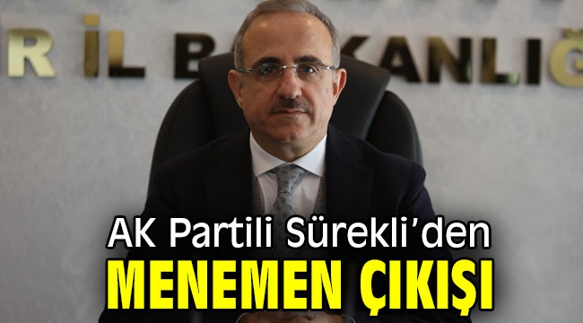 AK Partili Sürekli'den Menemen çıkışı