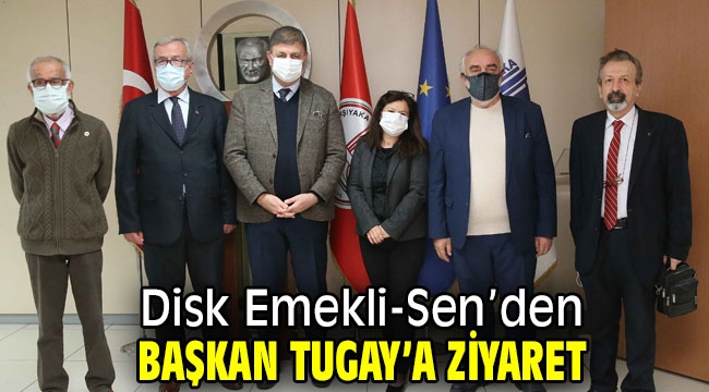 Başkan Tugay Disk Emekli-Sen'i ağırladı