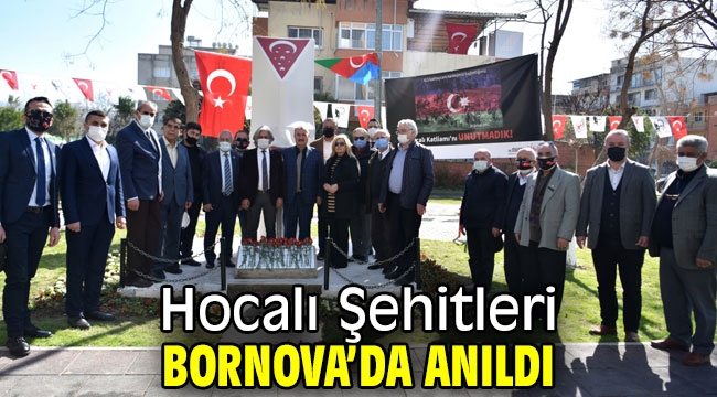 Bornova'da Hocalı Şehitleri anıldı