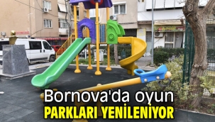 Bornova'da oyun parkları yenileniyor