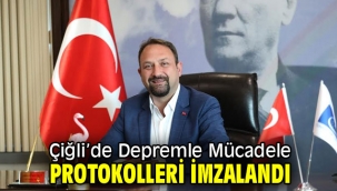 Çiğli'de Depremle Mücadele Protokolü