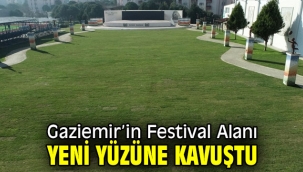 Gaziemir'in Festival Alanı yeni yüzüne kavuştu