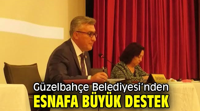 Güzelbahçe Belediyesi'nden Esnafa Büyük Destek