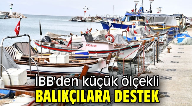 İBB'den küçük ölçekli balıkçılara destek