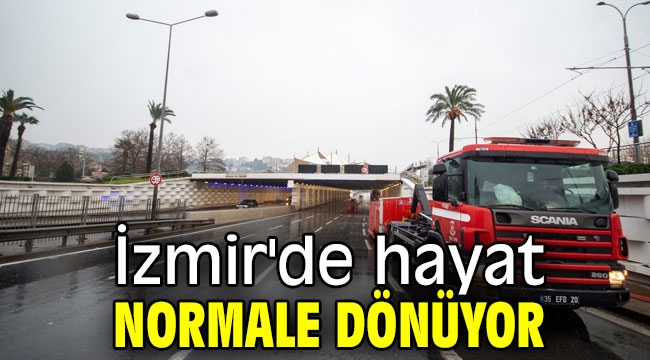 İzmir'de hayat normale dönüyor