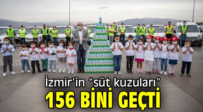 İzmir'in "süt kuzuları" 156 bini geçti