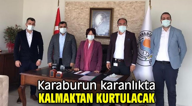 Karaburun karanlıkta kalmaktan kurtulacak 