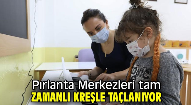 Pırlanta Merkezleri tam zamanlı kreşle taçlanıyor 